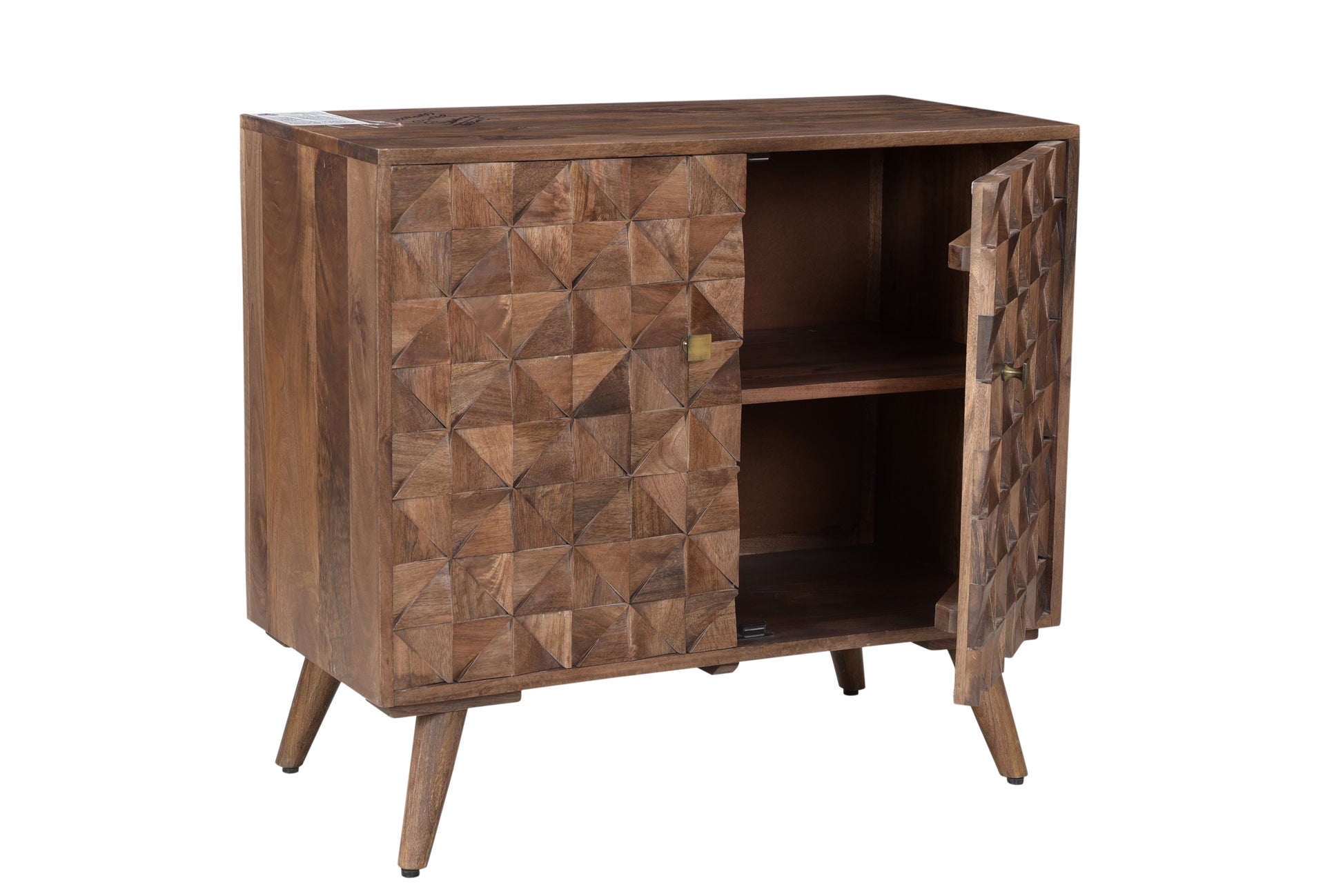 Veneto Accent Cabinet Dark Brown Dark Brown Wood