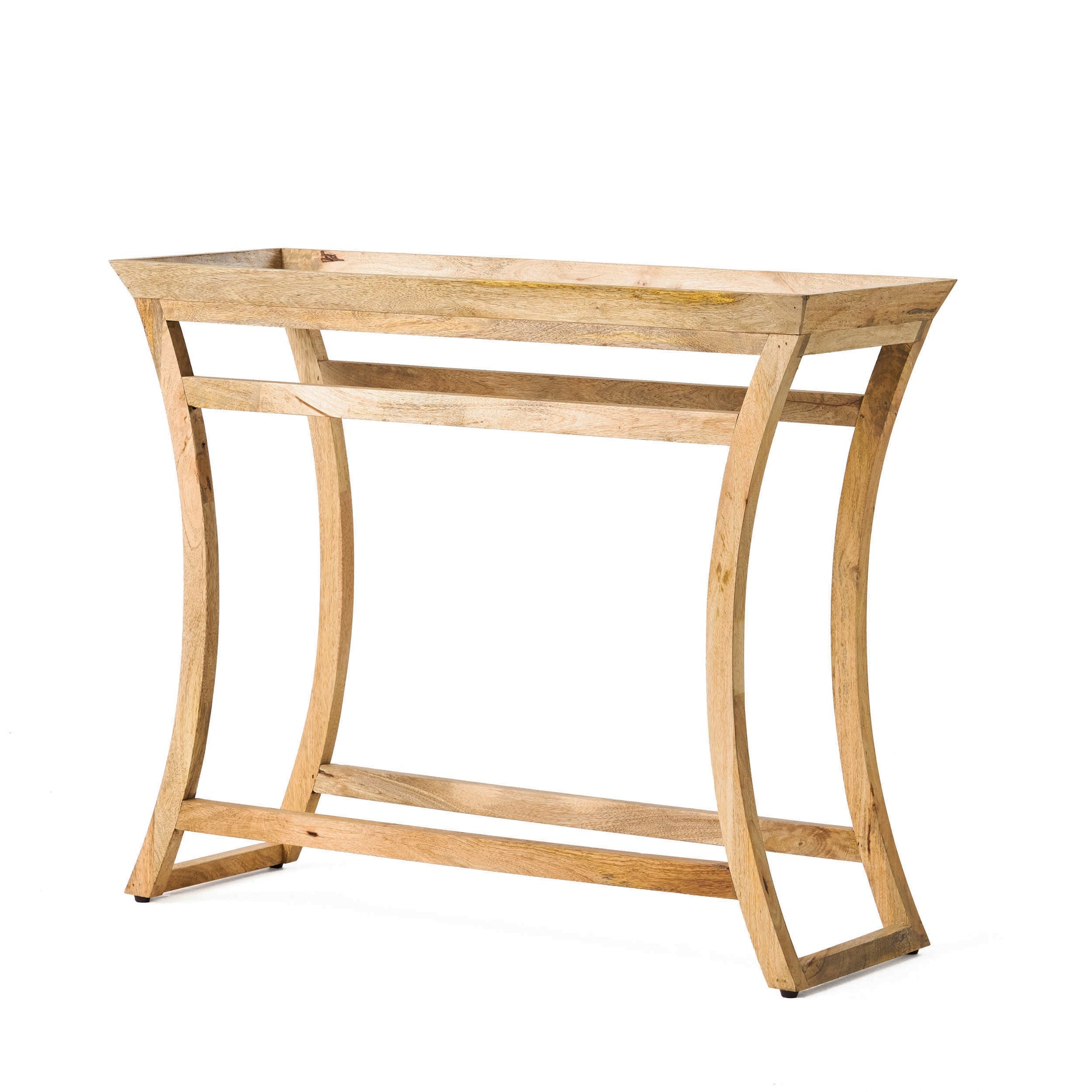 Butler Console Natural Wood