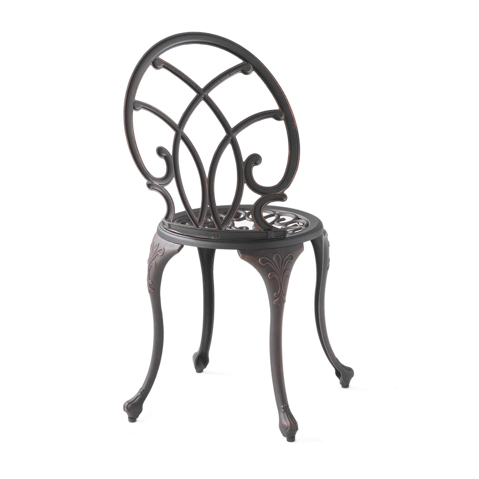 Charleston 3Pc Cast Bistro Set Copper Aluminium