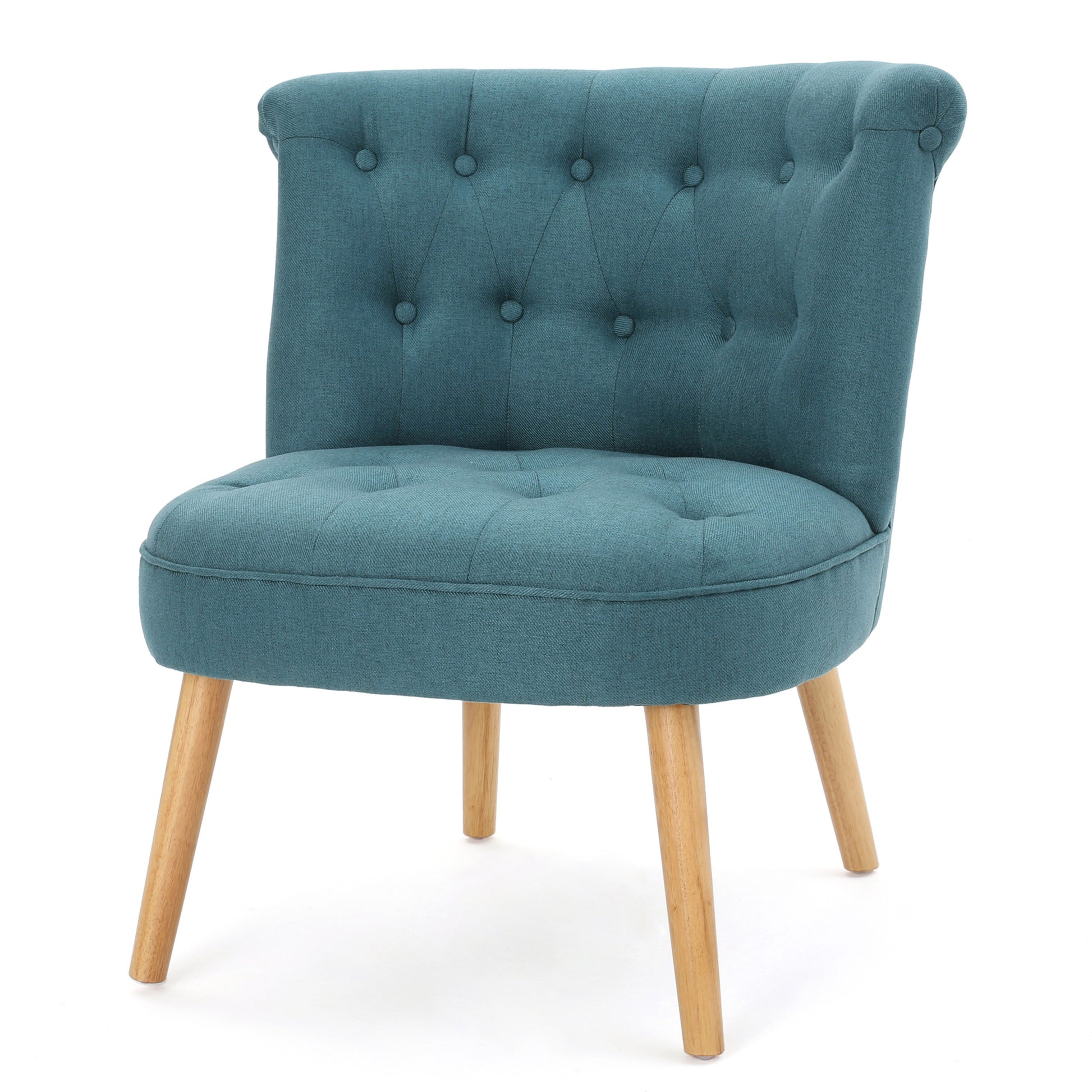 Bordeaux Tuft Chair Teal Fabric