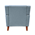 Greenmont Upholstered Armchair Blue Fabric