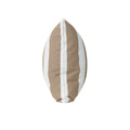 Coronado Stripe Rectangular Pillow Brown Fabric