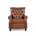 Recliner Chair Light Brown Pu