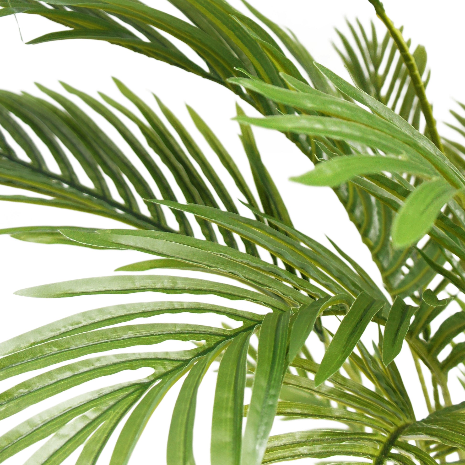 130Cm Artificial Palm Tree Green Iron Plastic