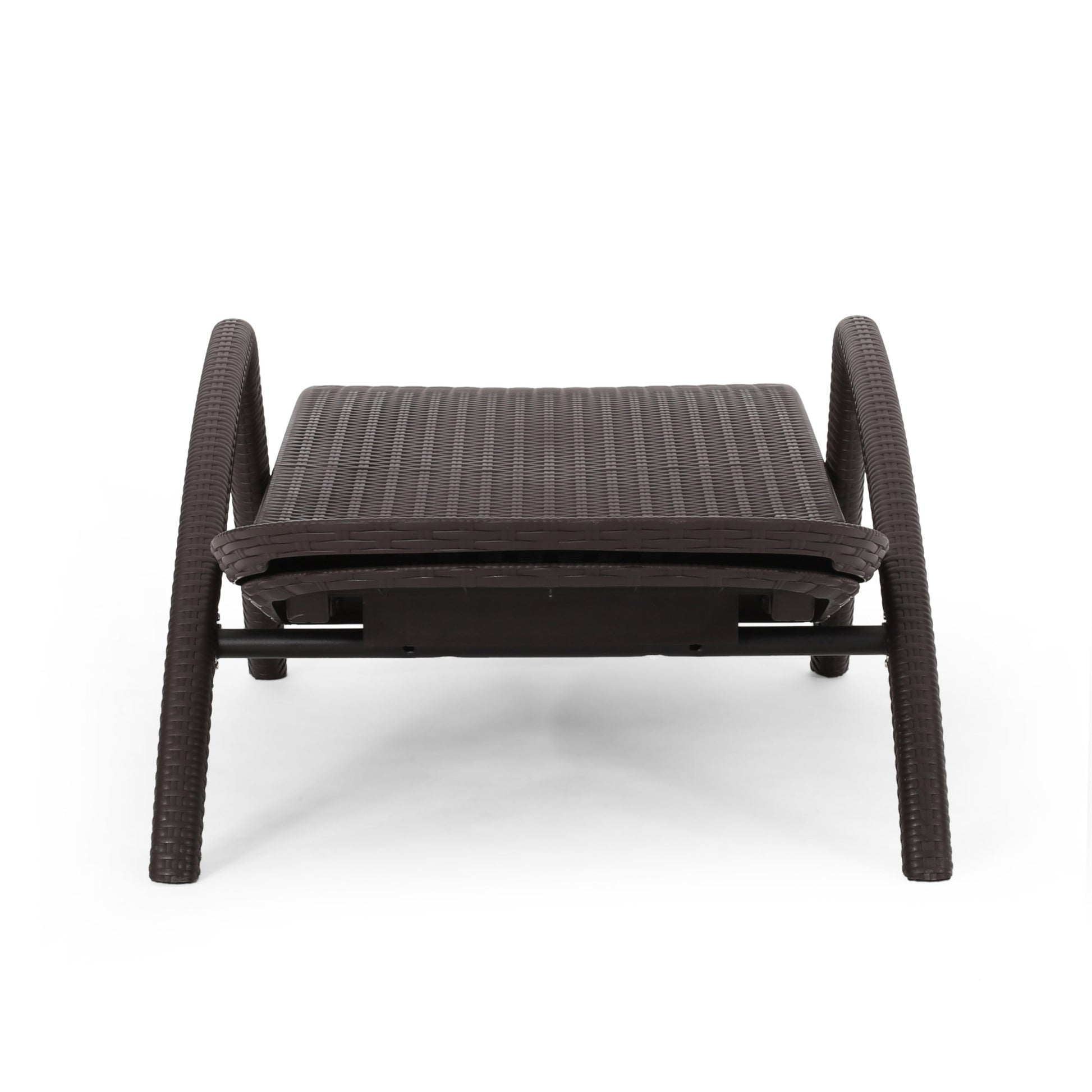 Mikael Chaise Lounge Dark Brown Polypropylene