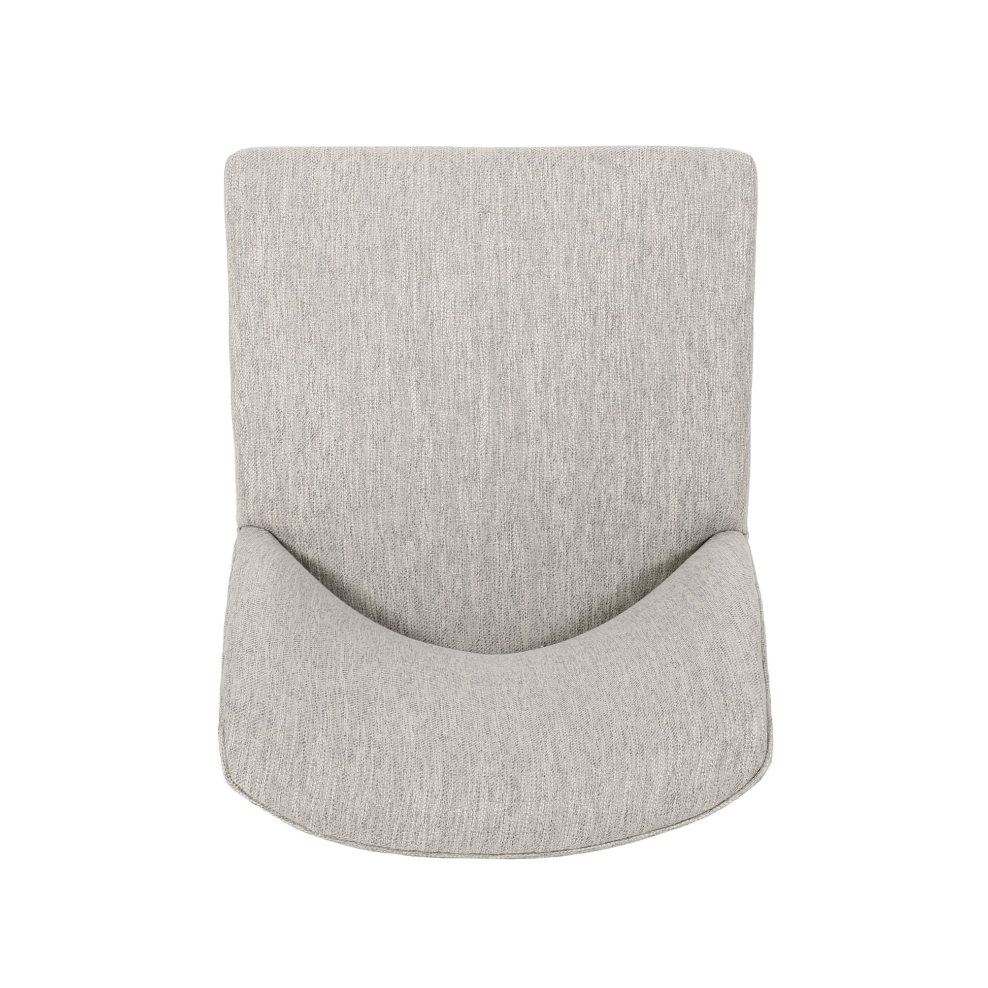 Dining Chair Mp2 Set Of 2 Light Grey Fabric