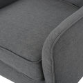 Arm Chair Charcoal Fabric