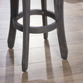 Pike Barstool Dark Grey Acacia Wood