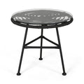 Orlando Side Table Grey Iron Plastic