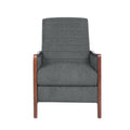 Recliner Chair Grey Fabric