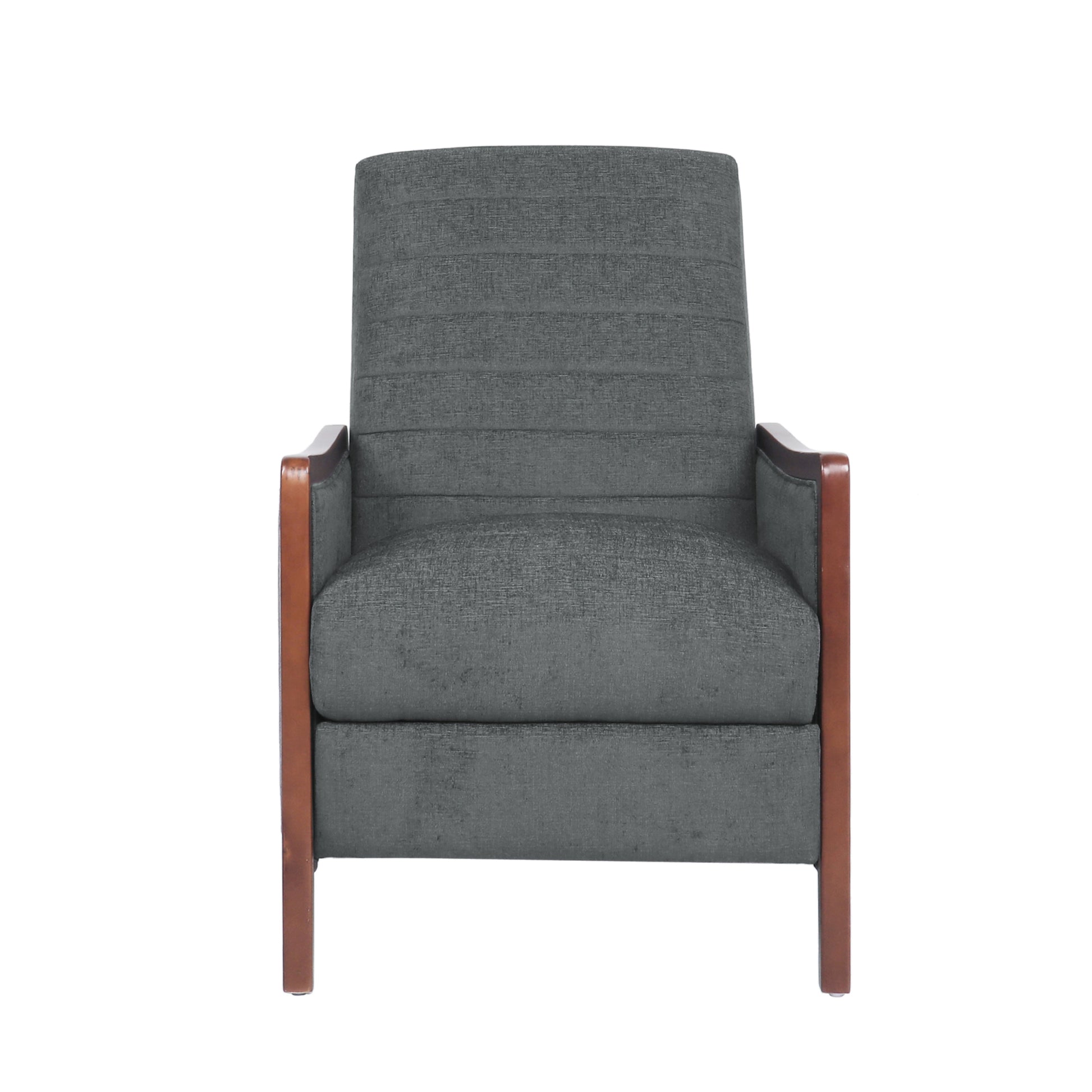 Recliner Chair Grey Fabric