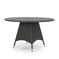 Corsica Rd Dining Table Grey Rattan
