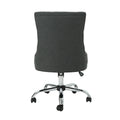 Office Chair Dark Gray Fabric