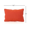 Coronado Rectangular Pillow Orange Fabric