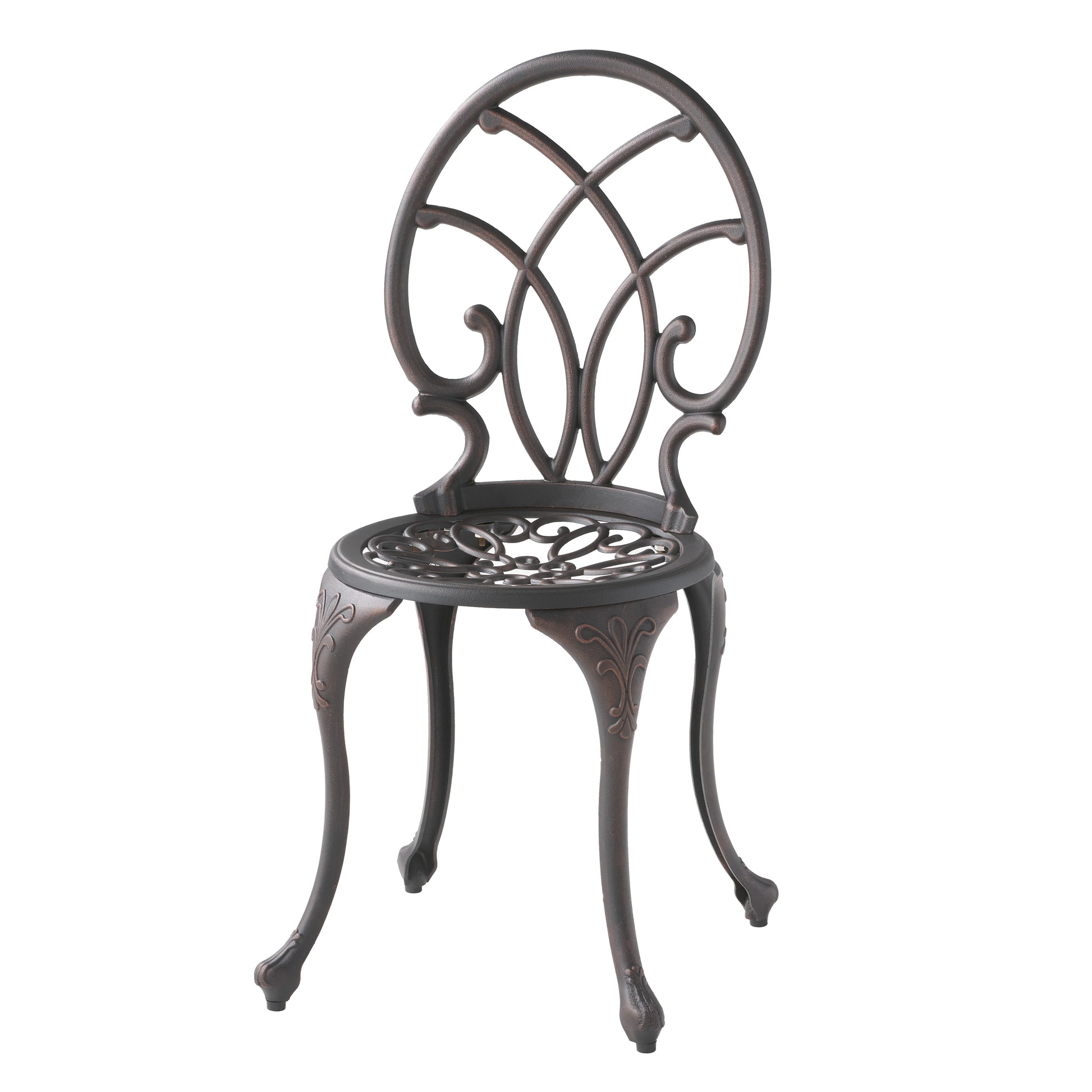 Charleston 3Pc Cast Bistro Set Copper Aluminium