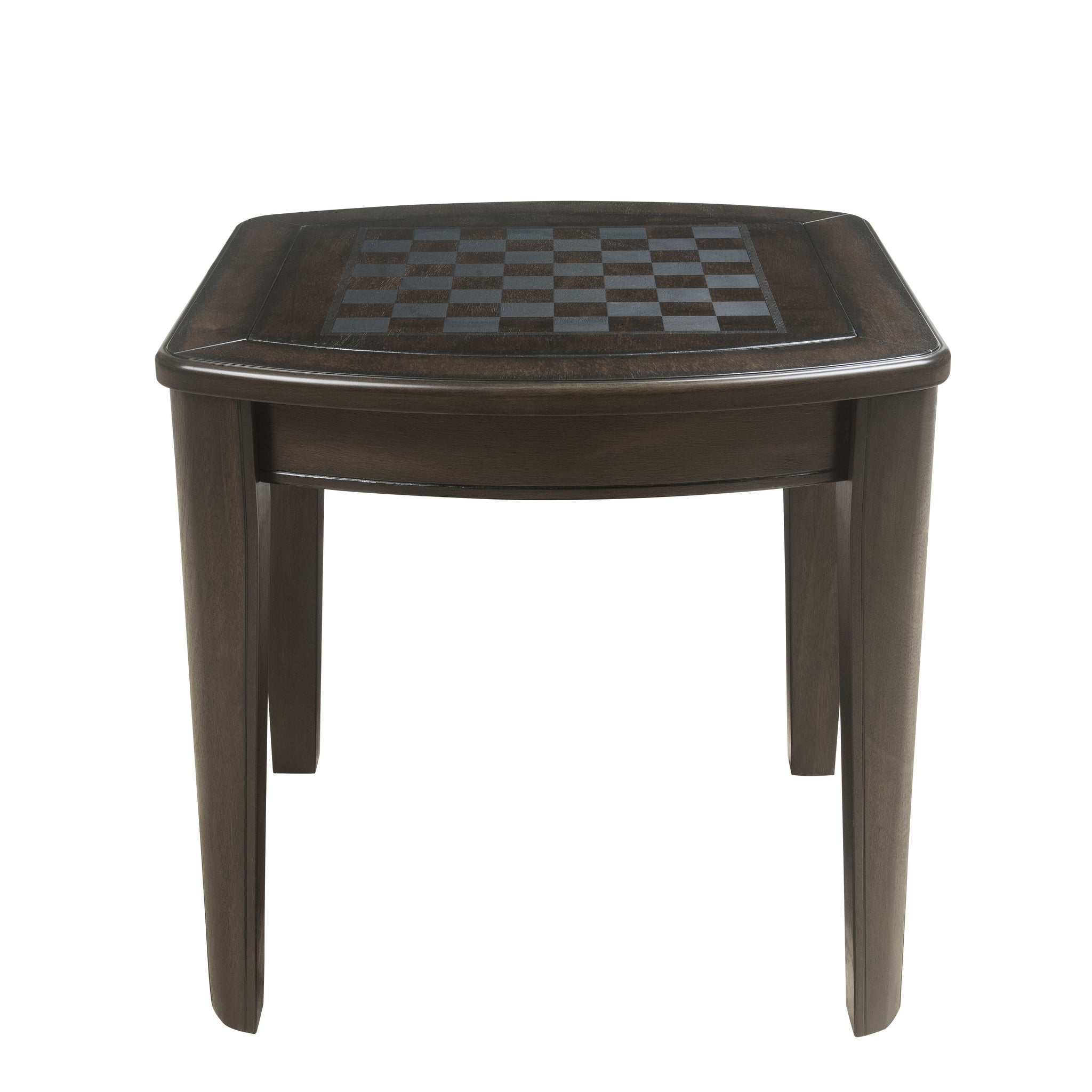 Diletta Game End Table Brown Brown Wood