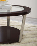 Duncan Cocktail Table Brown Brown Wood