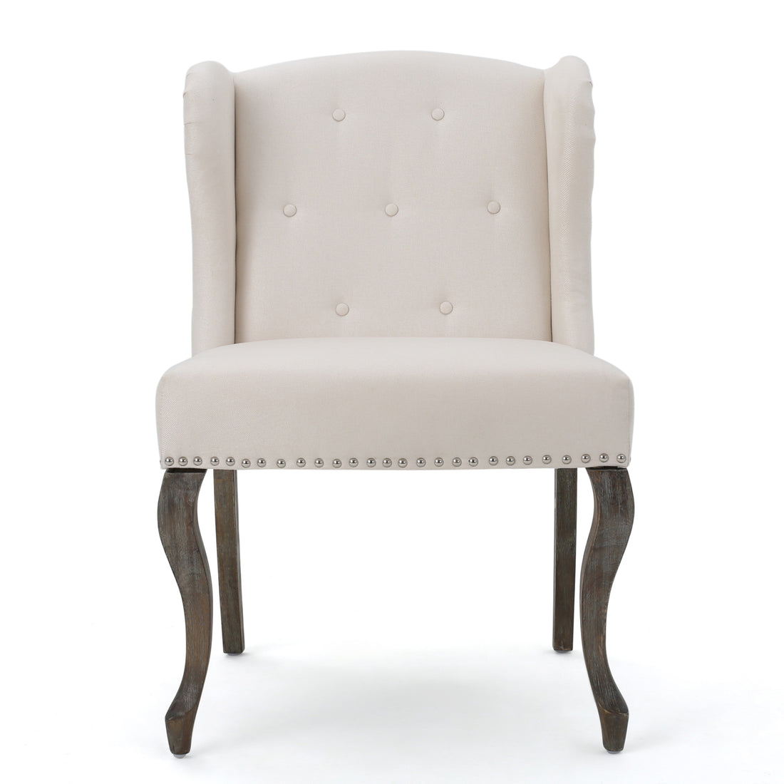 Kd Single Chair Beige Fabric