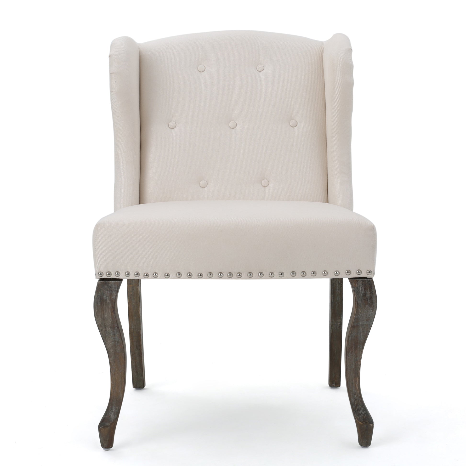 Kd Single Chair Beige Fabric
