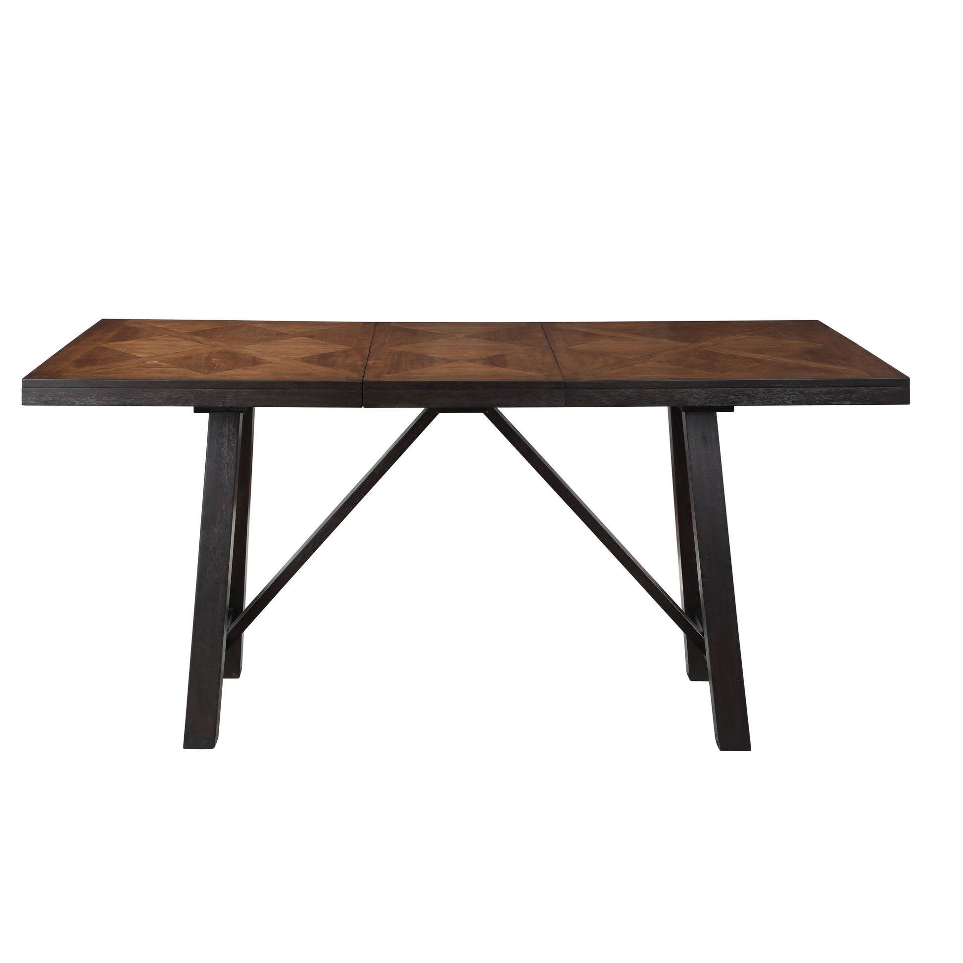 Halle 5 Piece Dining Set Black Black Wood