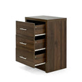 Bologna Bedroom 3 Drawer Chest Walnut Mdf