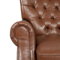 Recliner Chair Light Brown Pu