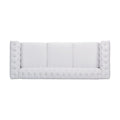 Sofa 3 Seater White Pu