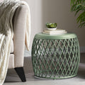 Alamera 19.75 Side Table Green Iron