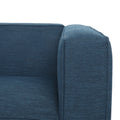 Seat Navy Blue Fabric 3 Seat