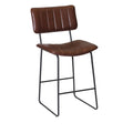 Tribeca Counter Stool Dark Brown Dark Brown Wood