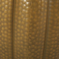 Metal Drum End Table Gold Iron