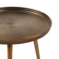 Table Antique Brass Aluminium