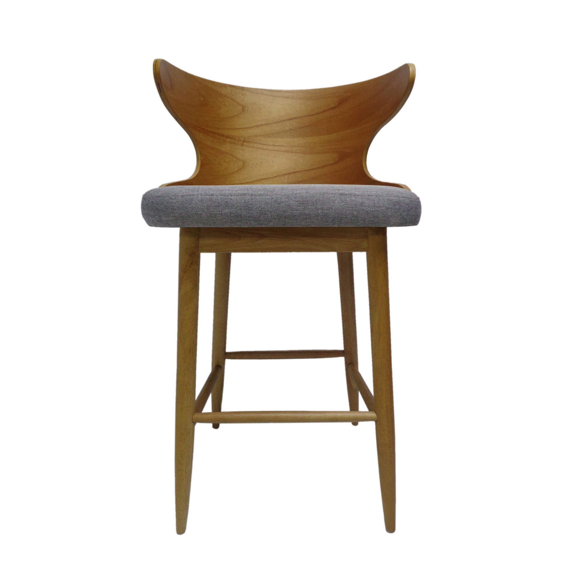 Bar Chair Gray Fabric