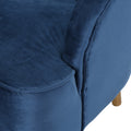 Seat Navy Blue Velvet