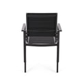 Wilbur Dining Chair Black Aluminum