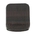 Gila Dining Chair With Powder Coated Legs Brown Multi Rattan
