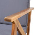 Panama 4Pc Chat Set Teak Wood Waterproof Fabric