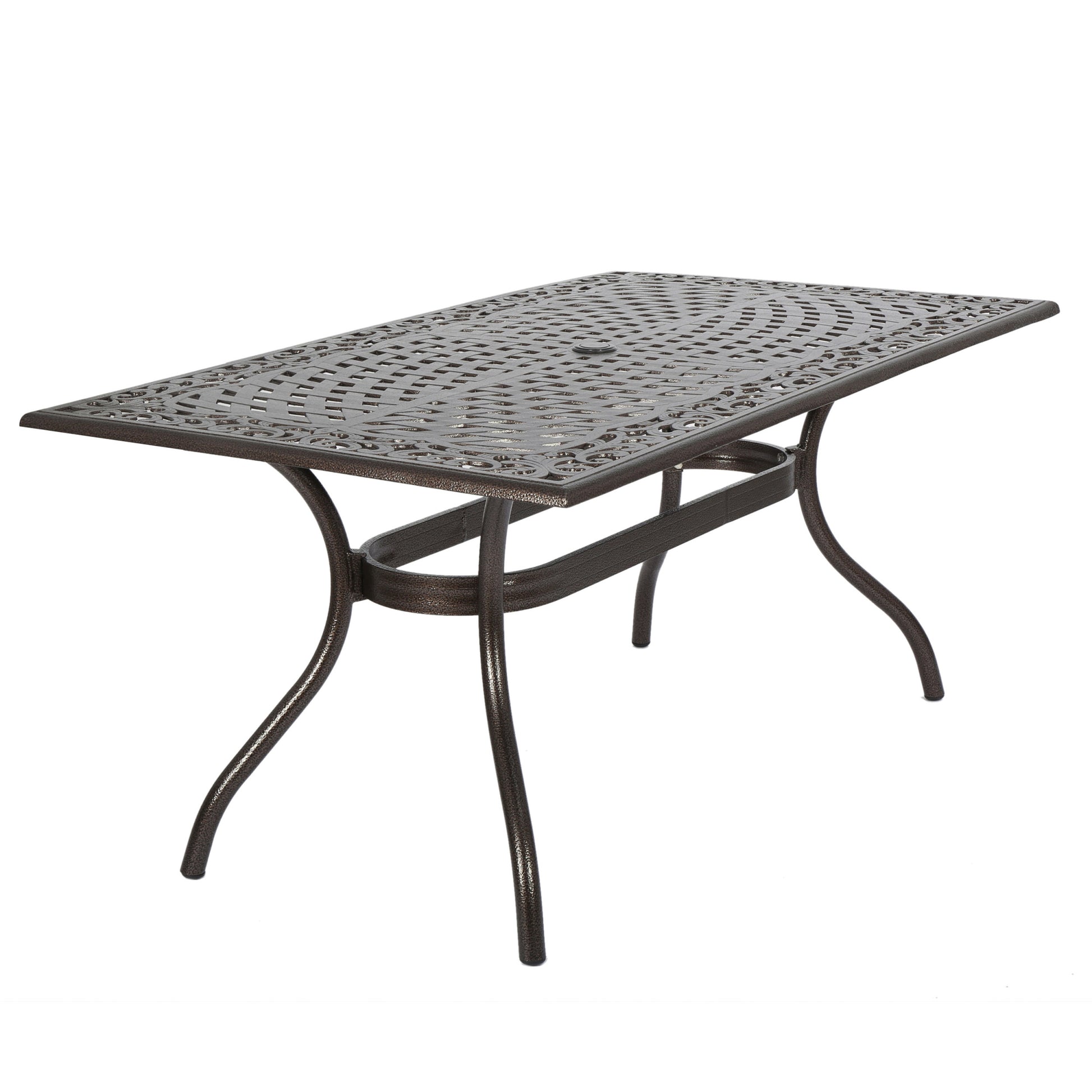 Phoenix Rectangle Table Bronze Aluminium
