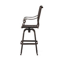 Cast Aluminum Bar Stool Copper Aluminium