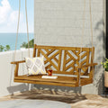 Alejandro Porch Swing Teak Wood Metal