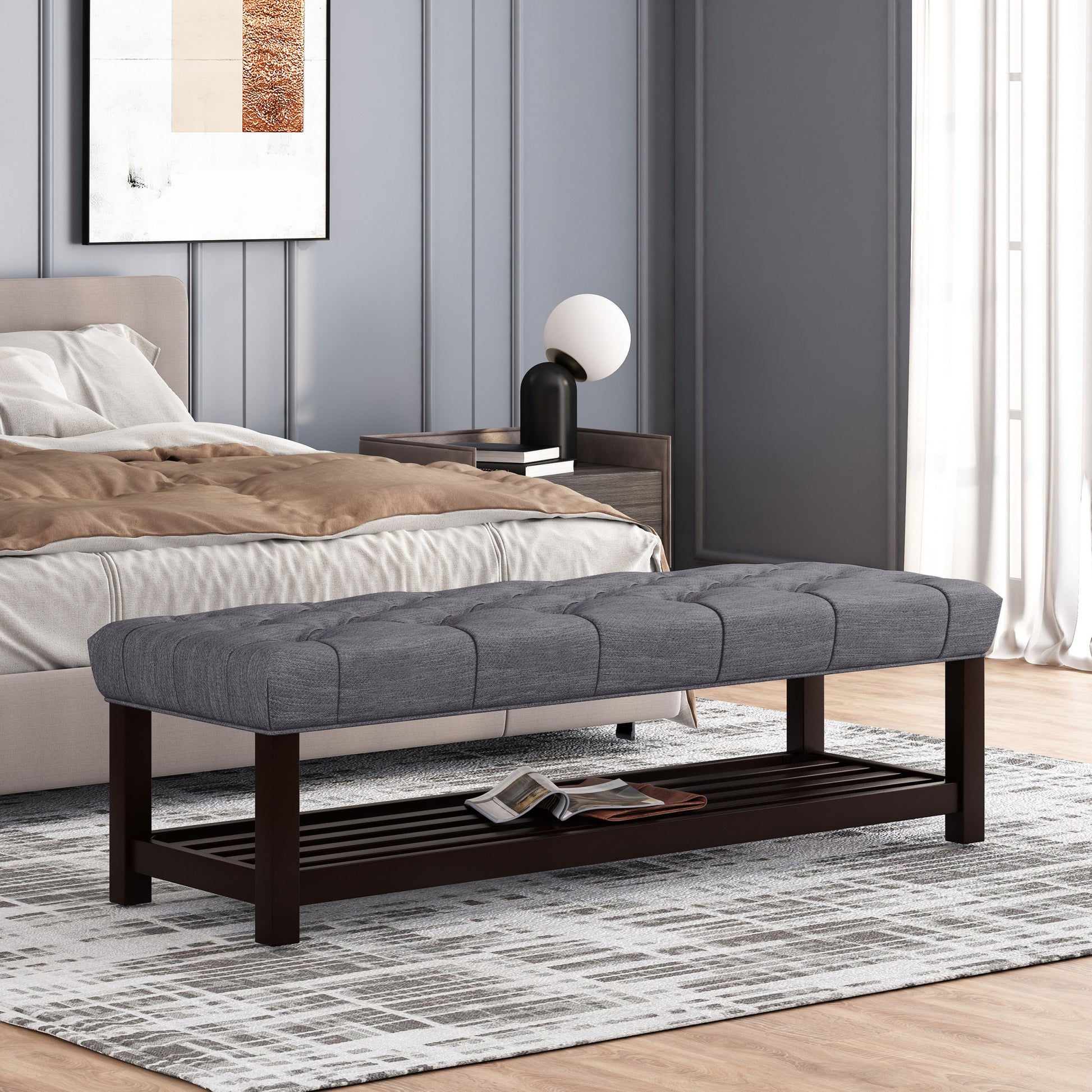 Bench Grey Fabric