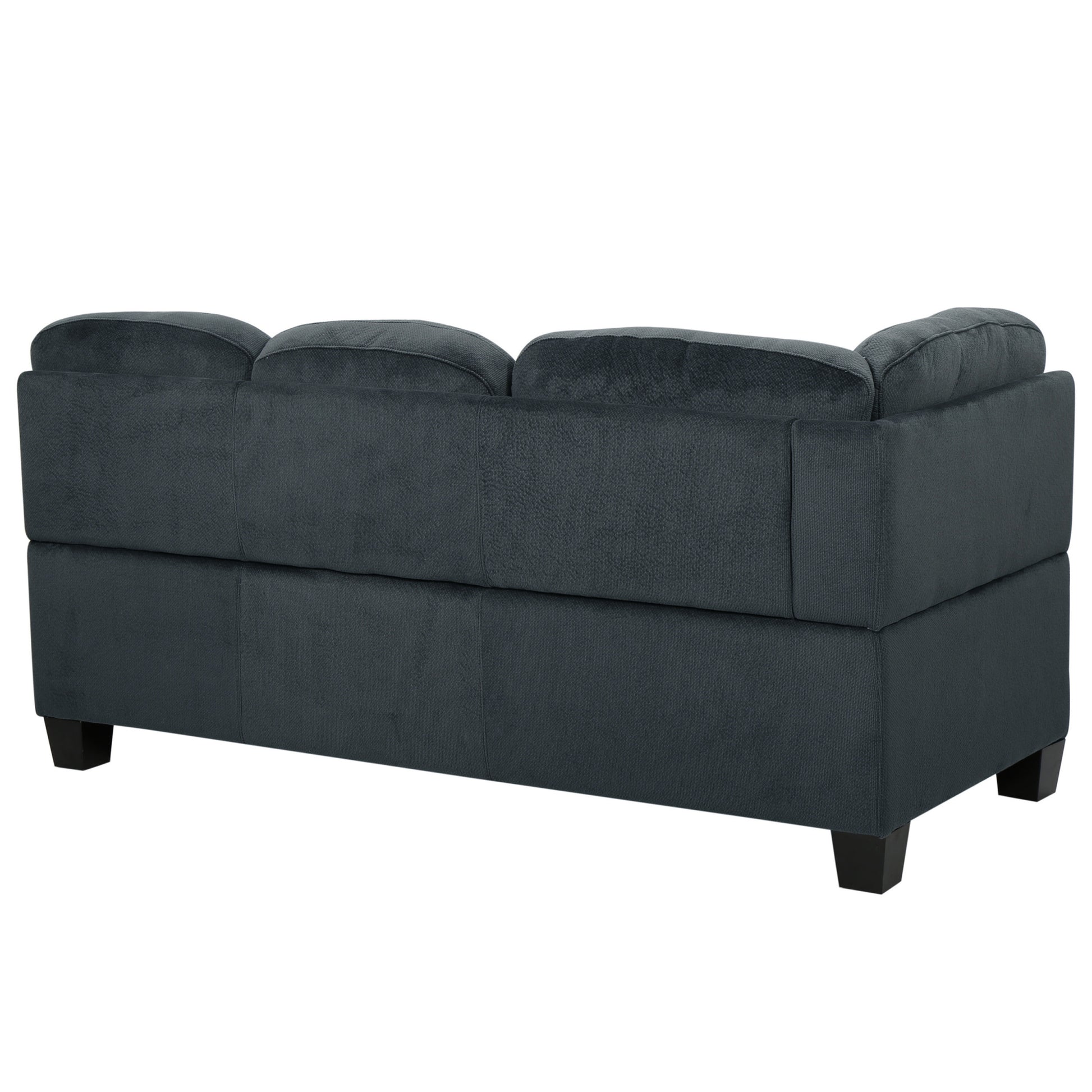 Sofa Charcoal Fabric 6 Seat