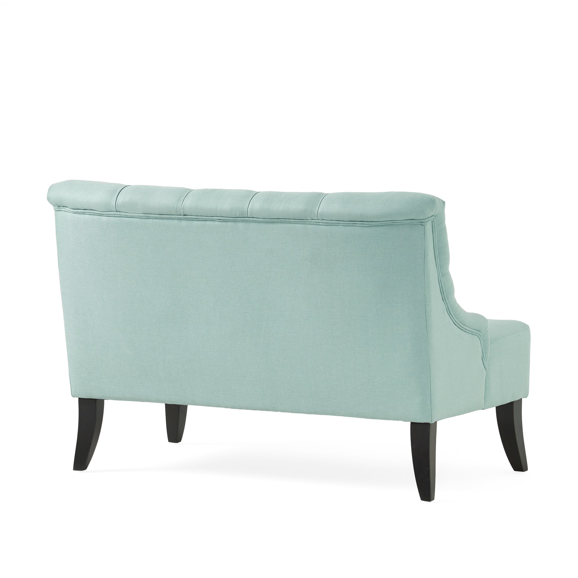 Nicole Kd Settee Light Blue Fabric