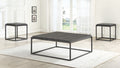 Tekoa Coffee Table Dark Brown Dark Brown Iron