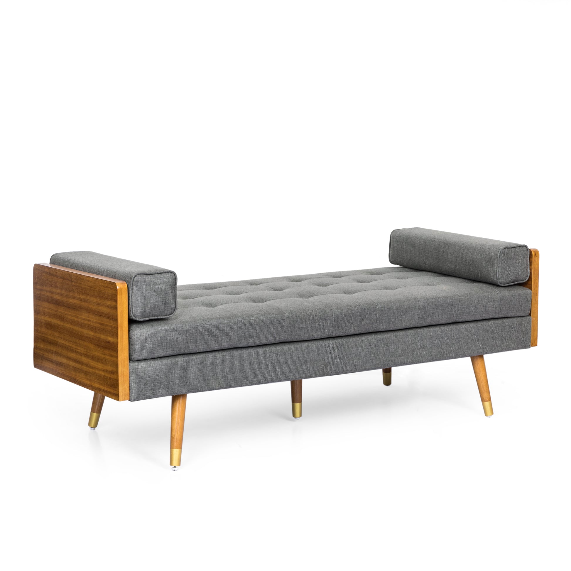 Chaise Lounge Grey Mdf