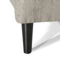 Oversized Textured Fabric Pushback Recliner Dark Beige And Dark Brown Beige Fabric