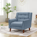 Greenmont Upholstered Armchair Blue Fabric