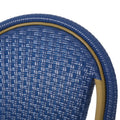 Barstool Blue Wicker