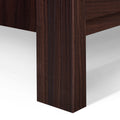 Toolless Assembly Nightstand Wenge Mdf