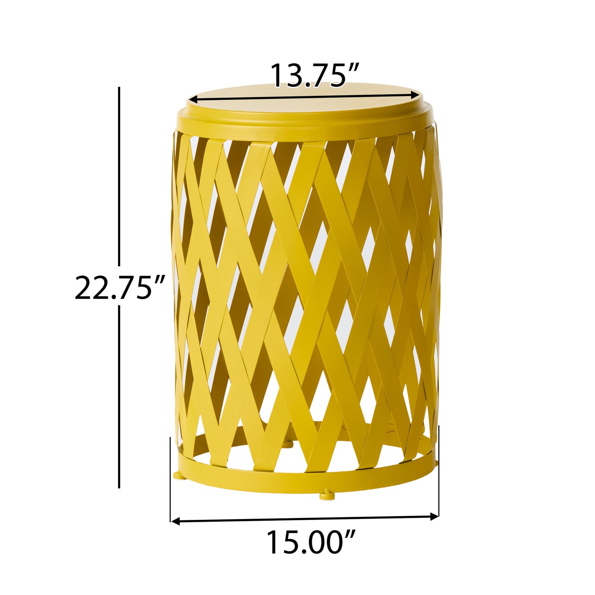 Selen 15 Side Table Yellow Iron